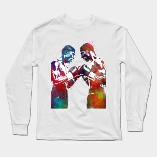 Boxing sport art #boxing Long Sleeve T-Shirt